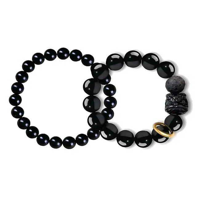 溯源京作 国潮醒狮 时来运转 百搭串珠 招财纳福好运上岸 精致轻奢冷淡风 新中式设计感 檀木 手串 男女同款情侣款