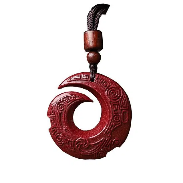 【时来运转】 缇克玺 平安喜乐学业有成 文玩小众轻奢国风古风民族风 柴木 项链 男女同款情侣款