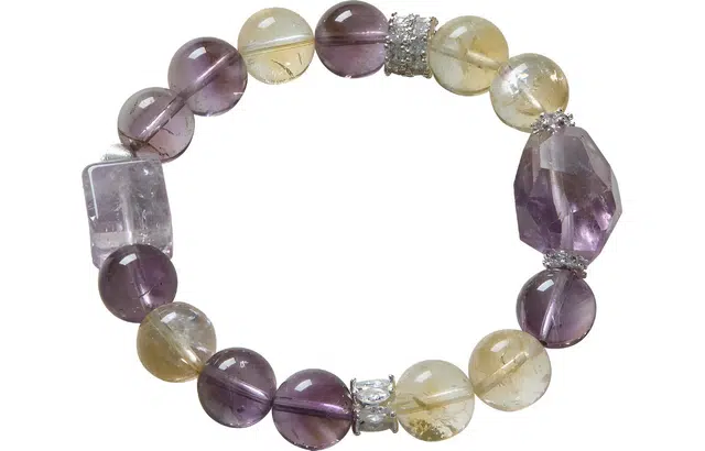 石头记 随型财富之石 吸金暴富招财纳福 新中式国风设计不规则显白贵气高级感通勤百搭#好运 礼盒天然 紫水晶 手串 女款