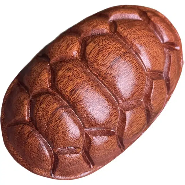 【富甲天下】 缇克玺 龟壳精工长寿稳重吉祥灵龟负图祥瑞 酸枝木 小摆件 男女同款情侣款