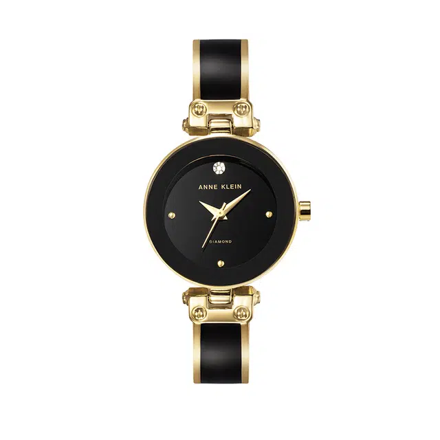 Anne Klein Quartz Watch 24mm Black Dial
