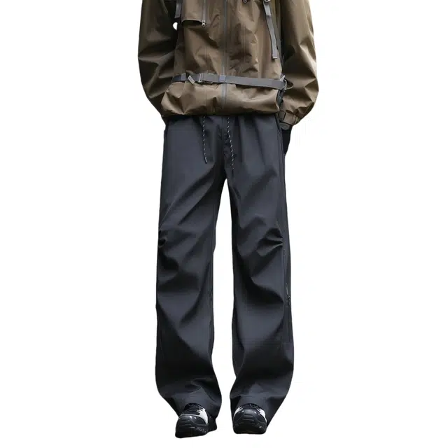 半空山 机能无性别主义纯色简约三防武功山旅游好搭档高街痞帅工装裤 男女同款