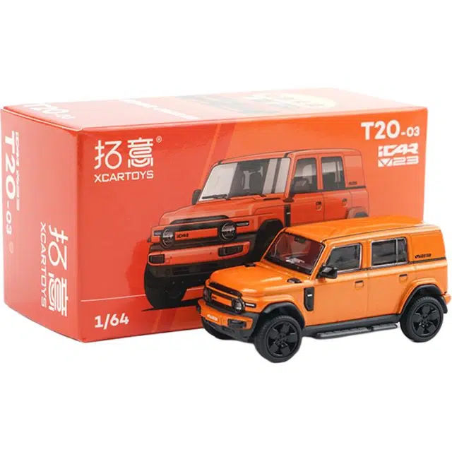 拓意 合金奇瑞越野 成品模型