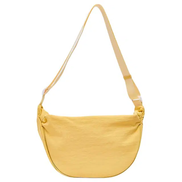 三福 品牌徽标 时尚百搭便携 尼龙布 饺子包斜挎单肩包 小号 女款 多色