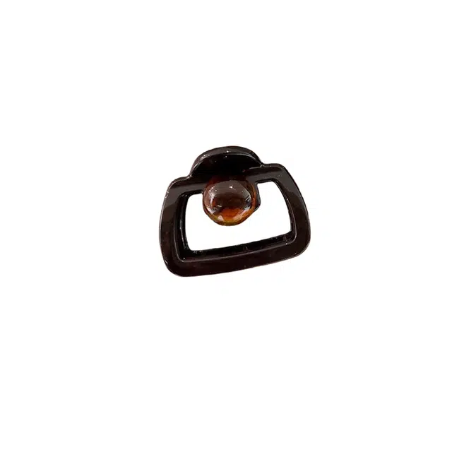 水中玉 发量少抓夹高级感后脑勺盘发发卡中号鲨鱼夹子头饰 亚克力 发夹 女款