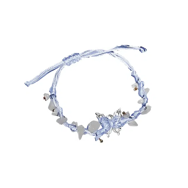 希遇 皓影蝶结 清新简约高级精致轻奢 创意小众设计 温柔大方 日常百搭#好运 合金 手链 女款