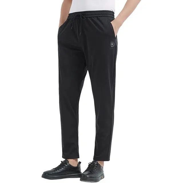 古鲨 时尚卫裤弹力舒适系带松紧休闲裤 男款