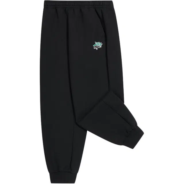 鸿星尔克儿童针织运动裤 优可丝 吨吨裤 丝滑软糯裹脚 滑板潮流印花  高弹舒适透气