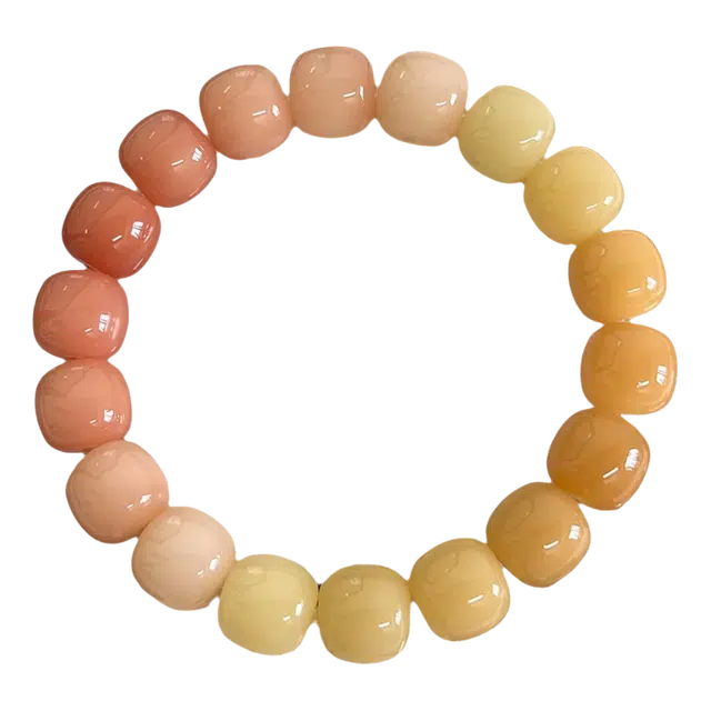 【流光溢彩】 缇克玺 新中式国风 流心酥 绕指柔渐变色#好运 菩提根 手串 男女同款情侣款