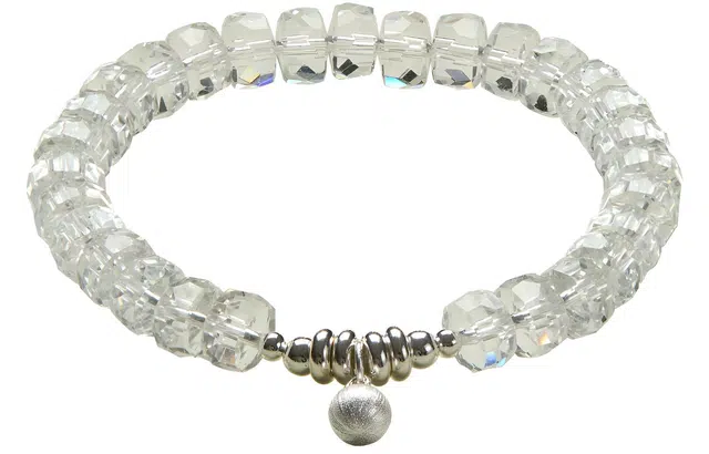 石头记 小众精致 透亮纯净 清透氛围感 优雅高级感#好运天然 白水晶 手串 女款