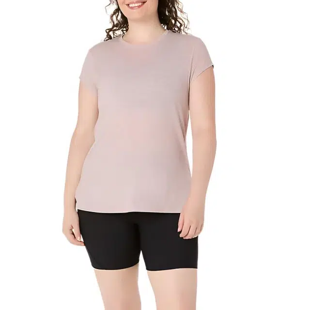Asics WOMEN'S HEATHER CREWNECK T