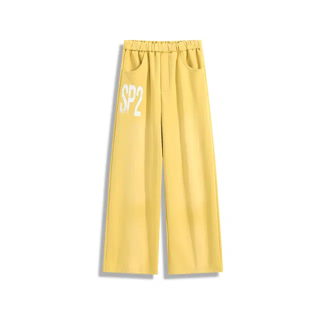 欧路得 字母高街百搭阔腿卫裤美式宽松运动休闲裤 男款