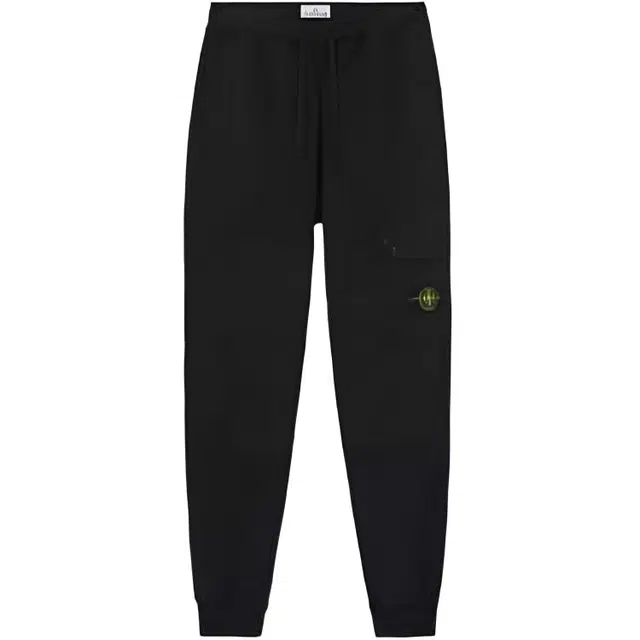 Stone Island Logo Sweatpants Black