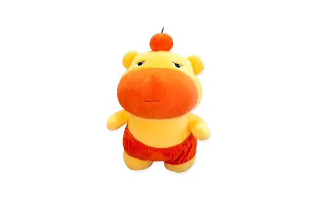 尚银福 水豚噜噜 清凉一夏萌趣可爱卡通布偶娃娃 夏日创意搭配出行萌趣少女心挂饰玩偶 织物 挂件 男女同款情侣款