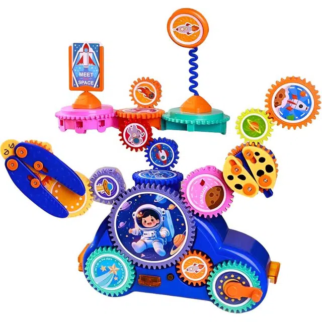 蒙柯 百变创意齿轮 逻辑/思维训练玩具