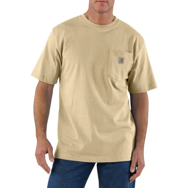 Carhartt SS25 K87 Men's Loose Fit Heavyweight Short-Sleeve Pocket T-Shirt T