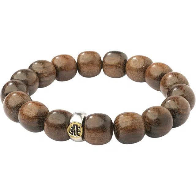 三檀小舍 国风国潮十二生肖 招财转运旺事业小众设计文玩盘玩绕指柔#好运 楠木 手串 男女同款情侣款