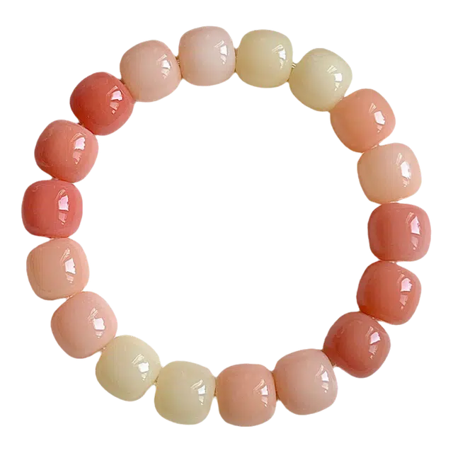 【美人鱼】 缇克玺 国潮新中式轻奢高级感佛珠文玩招财纳福考研上岸招桃花念珠盘玩#好运 菩提根 手串 男女同款情侣款