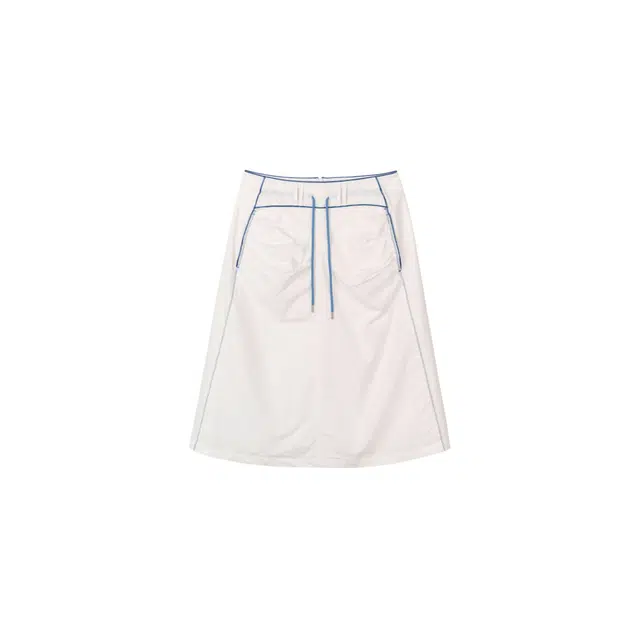 SCULPTOR Shirring Lowrise Midi Skirt