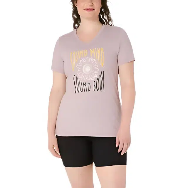 Asics WOMEN'S SUNFLOWER SLOGAN T