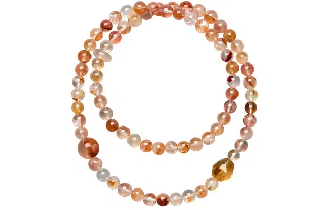 石头记 锦鲤好运 随型黄水晶 玉髓叠戴串珠 招米转运珠 暴富做个富婆 诸事顺利 事业上岸  日常百搭#好运 礼盒款天然 红胶花 手串 女款