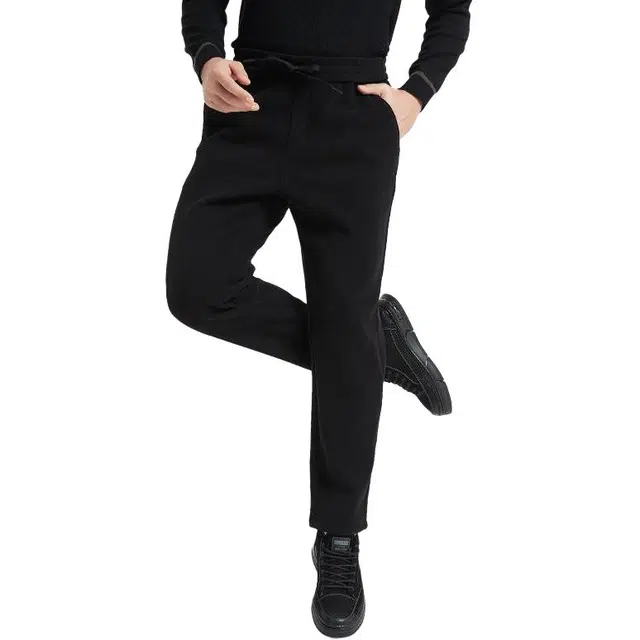 古鲨 拉链直筒灯芯绒保暖长裤休闲裤 男款