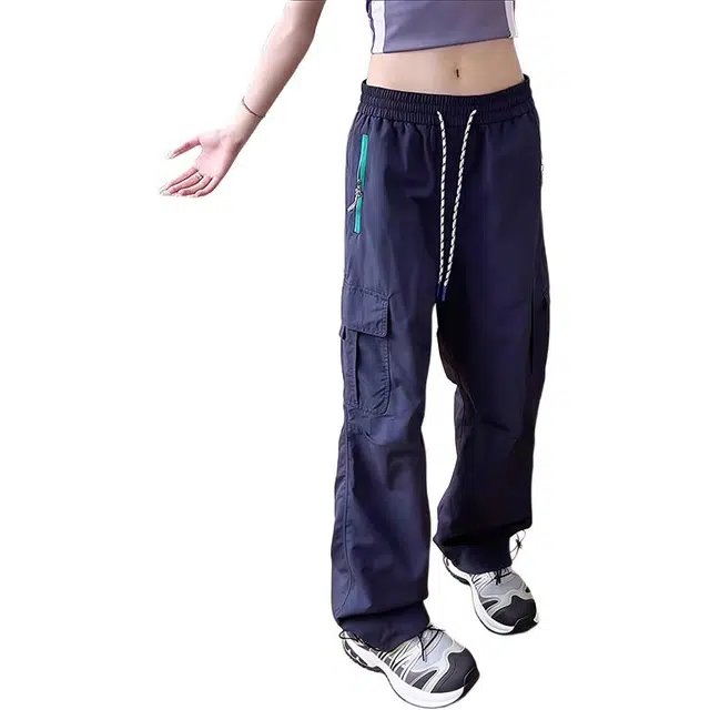 黑马漫画 工装裤子夏季薄款美式速干宽松休闲裤 男女同款