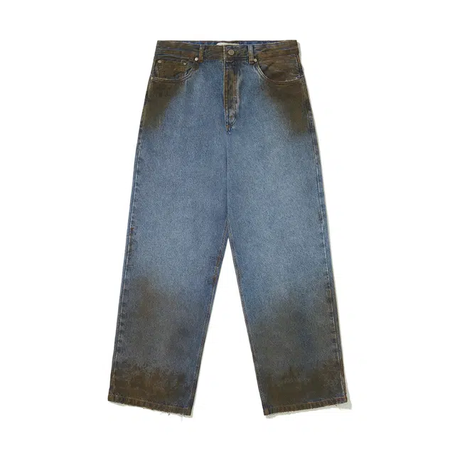 PIET Dirt Stained Oversized Denim