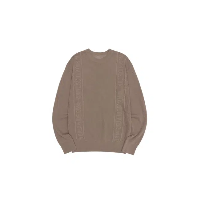 SCULPTOR Striped Mesh Sweater