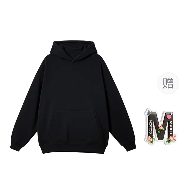 棉购 连帽潮流薄款宽松慵懒长袖卫衣 男女同款