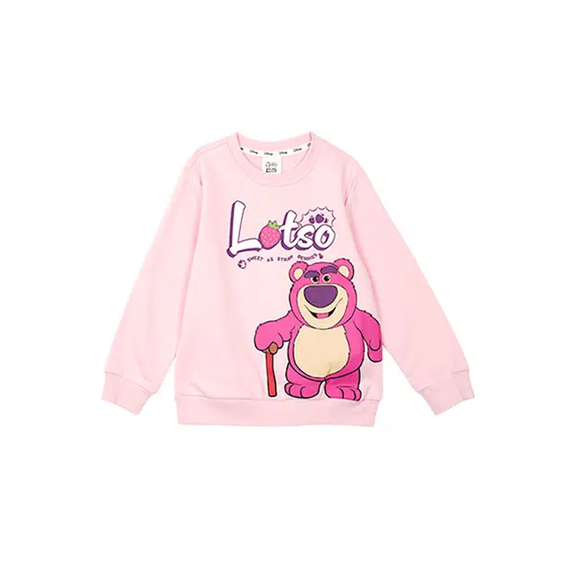 伊佳林卫衣 秋装帅气公主风 草莓熊 史迪奇 儿童款