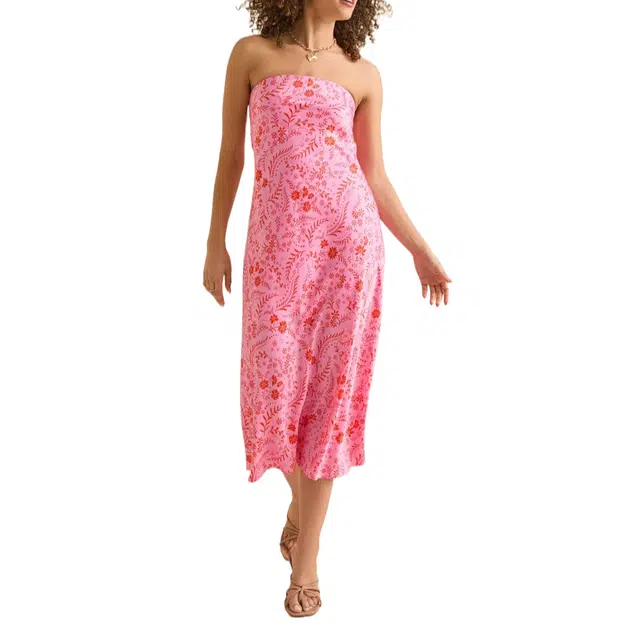 ALTAR'D STATE Harmony Floral Midi Dress