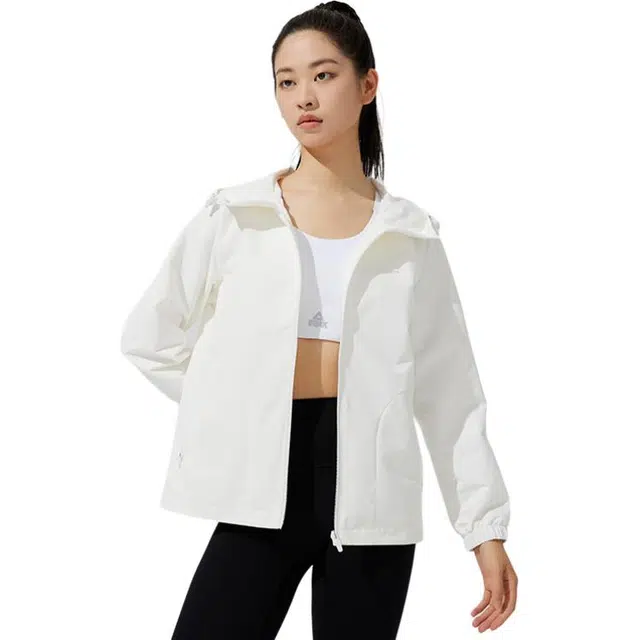 匹克 综合运动系列 防晒休闲运动风衣 女款 本白