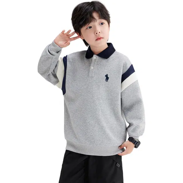 左西卫衣 休闲套头柔软透气 中小童