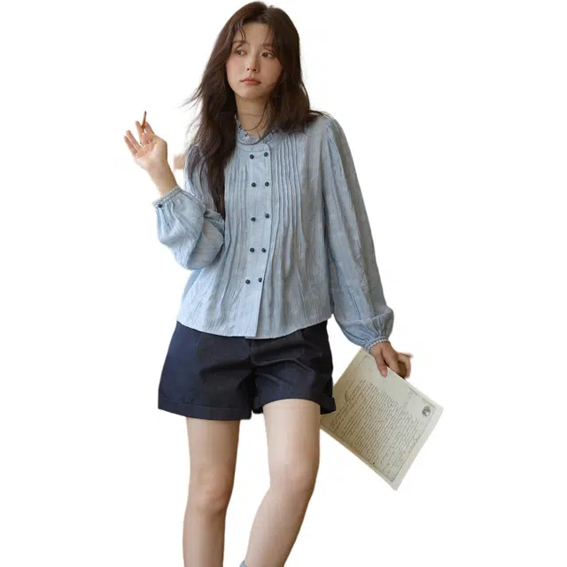 谜秀 百搭时尚简约上衣 女款