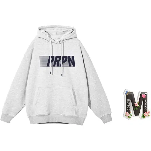 棉购 韩系基础款连帽学生情侣款潮流时尚百搭休闲宽松加厚春秋卫衣 男女同款