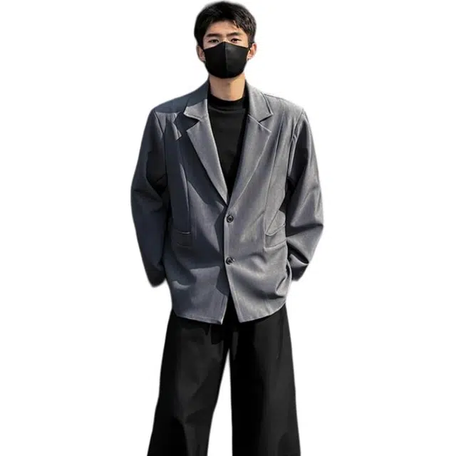 北极绒 时尚百搭舒适简约翻领休闲夹克外套 男款