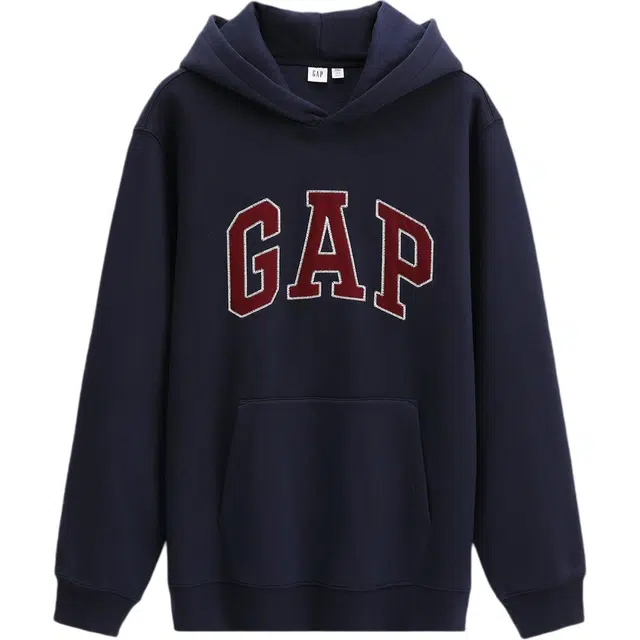 GAP Heavyweight Fleece Logo Hoodie