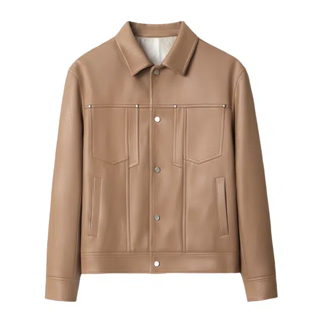 古鲨 时尚麂皮翻领商务高级保暖冬装羽绒服 男款