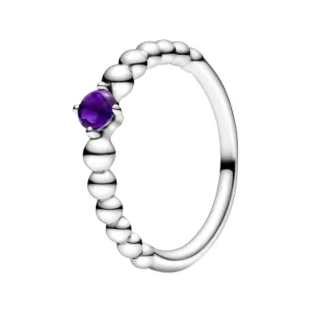 Pandora Purple Charm Ring