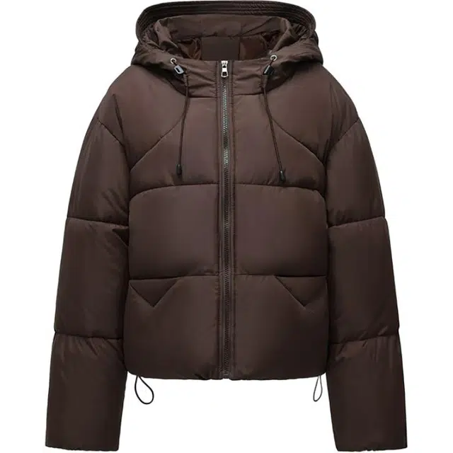 柏黛妃 韩系百搭棉袄加厚时尚设计感棉服 女款