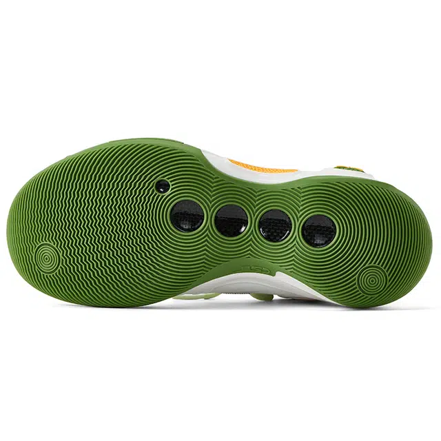 LiNing Basketball Shoes White Green