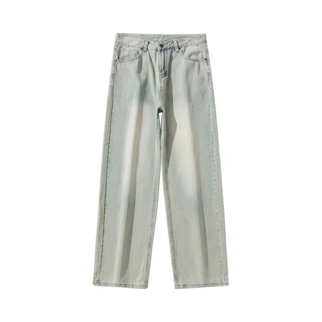 洞洞拐 美式高街夏季薄款牛仔裤 男女同款