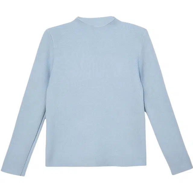 木清清 舒适亲肤半高领内搭打底衫加绒加厚长袖上衣针织衫 女款