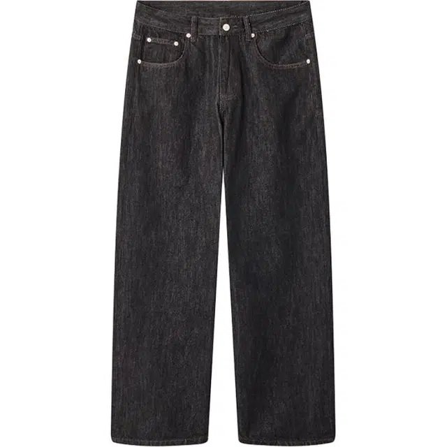 BrandName Vintage Washed Straight Jeans 2025