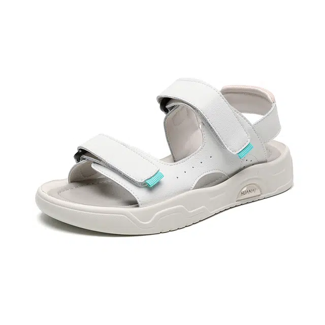 华耐 外穿舒适魔术贴百搭 沙滩凉鞋 女