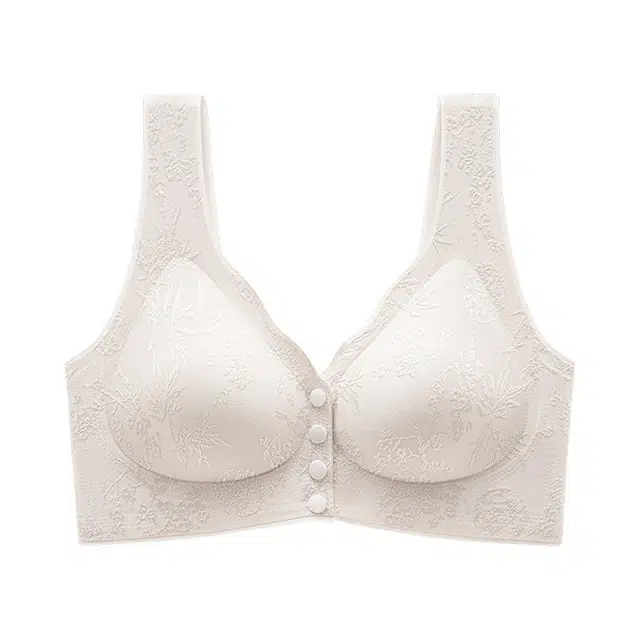 芬腾 女夏季前扣式无痕聚拢大码内衣全罩杯防下垂收副乳舒适透气文胸 女款