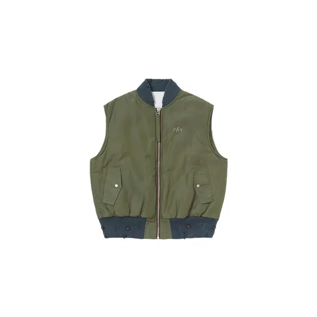 PIET Distressed Vest MA-1