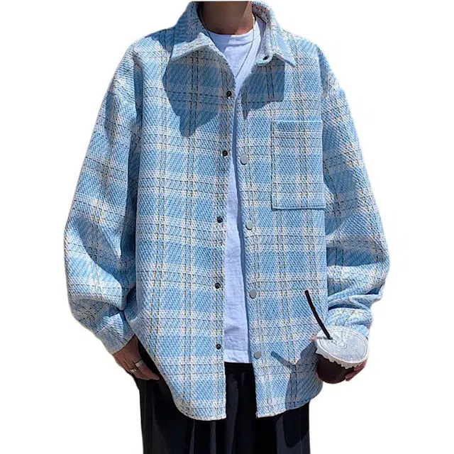 北极绒 百搭舒适简约时尚潮流小香风休闲大码夹克外套 男款