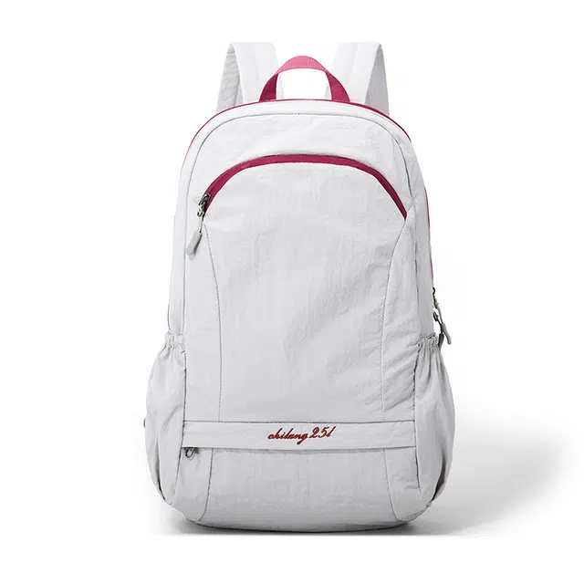 捷朗仕 户外可折叠美式复古通勤时尚纯色书包 尼龙拼涤纶 双肩包 常规 男女同款情侣款 多色